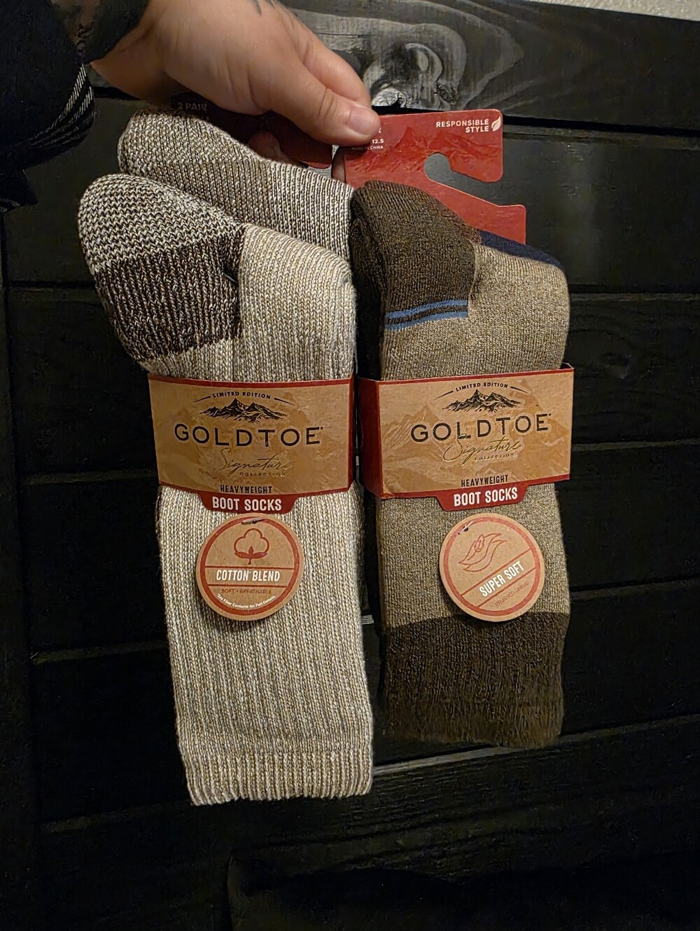Bundle Of Gold Toe Men's Boot Socks Size 6-12.5